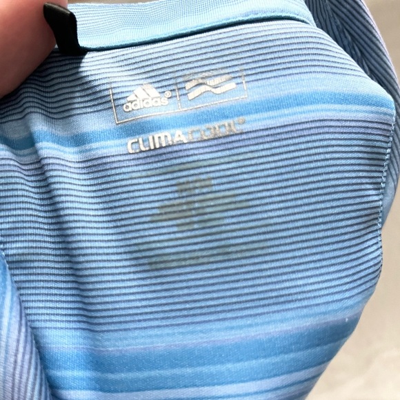 Adidas ClimaCool Polo Shirt Breathable Performance Men’s Size Medium - Picture 4 of 8